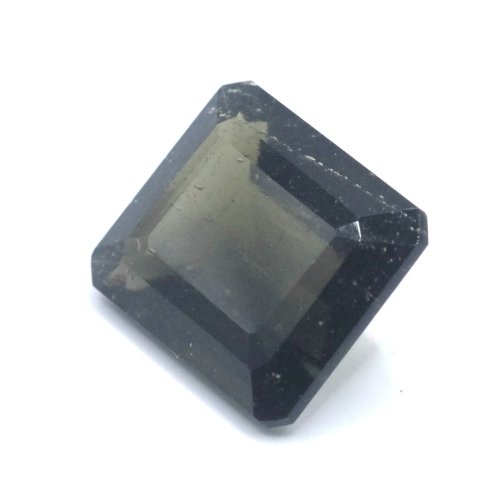 Moldavite cut - octagon - 4.865 ct