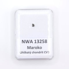 Uhlíkatý chondrit - NWA 13258 - 0,02 gramů