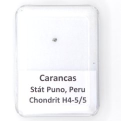 Kamenný meteorit - Carancas - 0,004 gramů