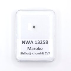 Uhlíkatý chondrit - NWA 13258 - 0,014 gramů