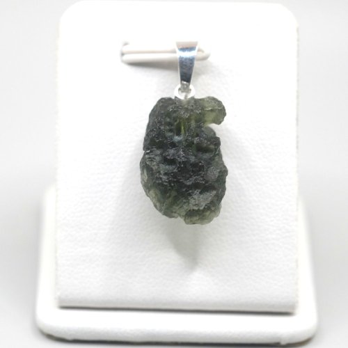 Pendant with Natural Moldavite 2,83 g – A Jewel with a Cosmic Soul