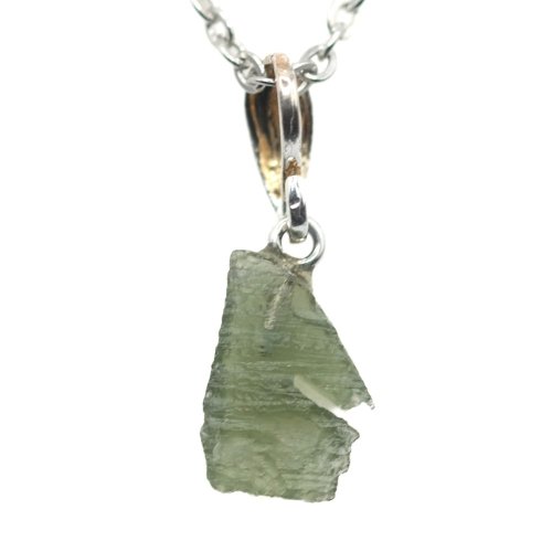 Pendant with Natural Moldavite 0.74 g – A Jewel with a Cosmic Soul