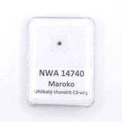 Uhlíkatý chondrit - NWA 14740 - 0,019 gramů
