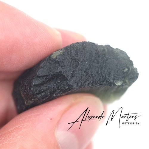 Přírodní vltavín 16,65 gramů muzejní kus