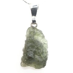 Pendant with Natural Moldavite 1.72 g – A Jewel with a Cosmic Soul
