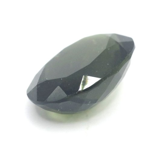 Vltavín broušený - oval briliant - 9,125 ct