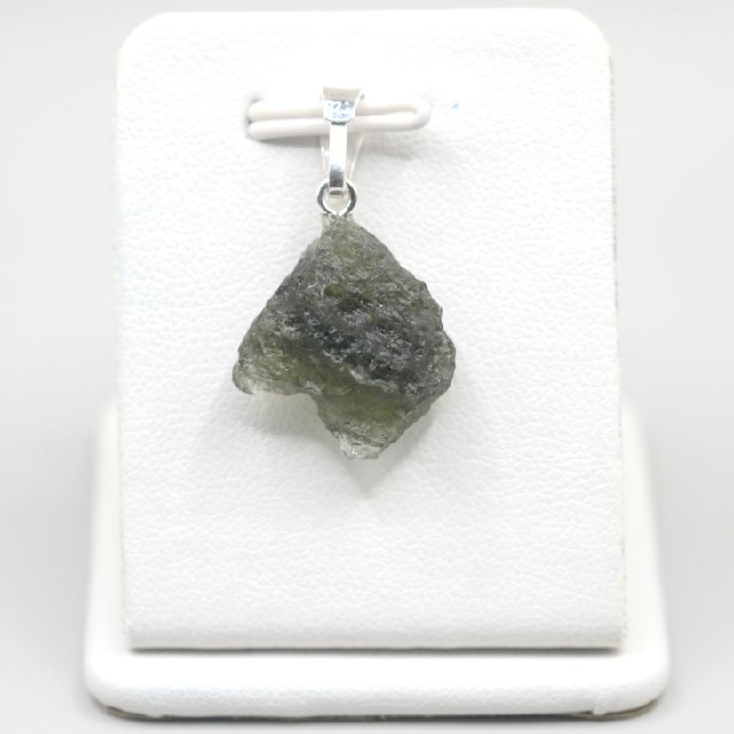Pendant with Natural Moldavite 1.87 g – A Jewel with a Cosmic Soul