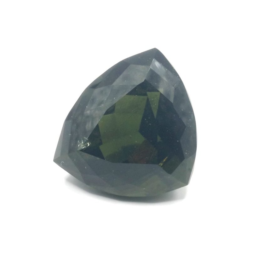 Moldavite cut - fantasy cut - 12.36 ct