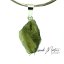 Moldavite sterling silver pendant - 1.95 grams