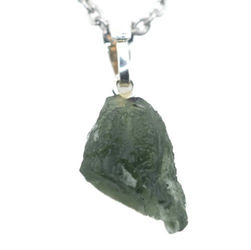 Pendant with Natural Moldavite 1.49g – A Jewel with a Cosmic Soul