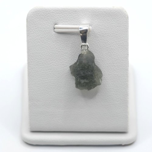 Moldavites - silver pendants - 5 pieces - 7.09 grams