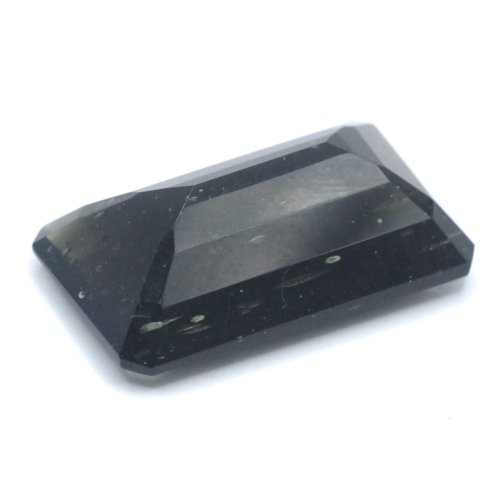 Moldavite cut - octagon - 9.139 ct