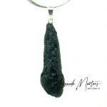 Pendants - Indochinite - tektite - Chain to the pendant - Silver 41 cm