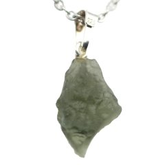 Pendant with Natural Moldavite 1.35 g – A Jewel with a Cosmic Soul