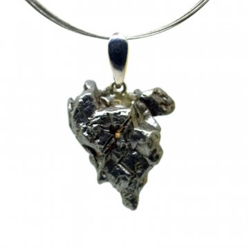 Pendants - Campo del Cielo - iron meteorite - Chain to the pendant - Silver 41 cm
