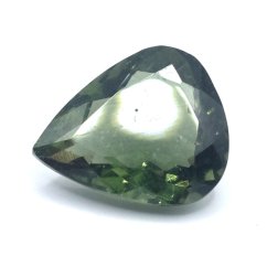 Vltavín broušený - kapka - 3,837 ct