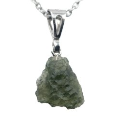 Pendant with Natural Moldavite 1.43 g – A Jewel with a Cosmic Soul