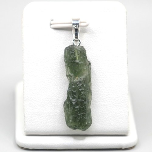 Pendant with Natural Moldavite 1.85 g – A Jewel with a Cosmic Soul