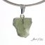 Moldavite sterling silver pendant - 1.11 grams