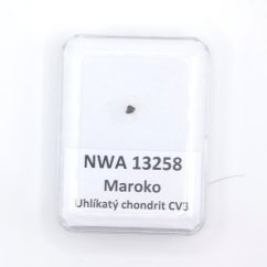 Uhlíkatý chondrit - NWA 13258 - 0,018 gramů
