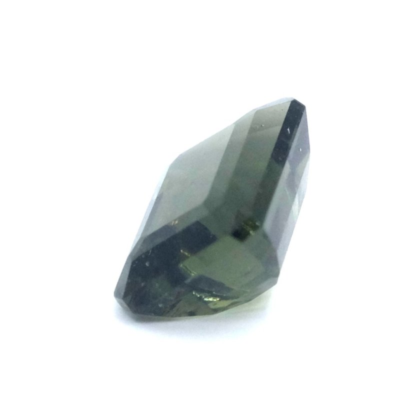 Moldavite cut - octagon - 3.024 ct