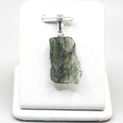 Pendant with Natural Moldavite 1.47 g – A Jewel with a Cosmic Soul
