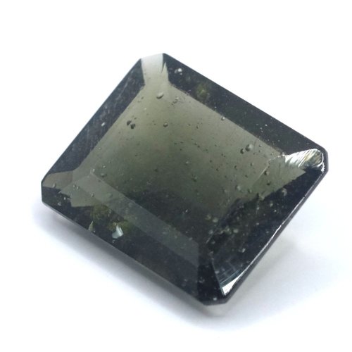 Moldavite cut - octagon - 5.479 ct