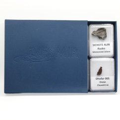 Collectible set of meteorites - 6 specimens from Oman and Russia