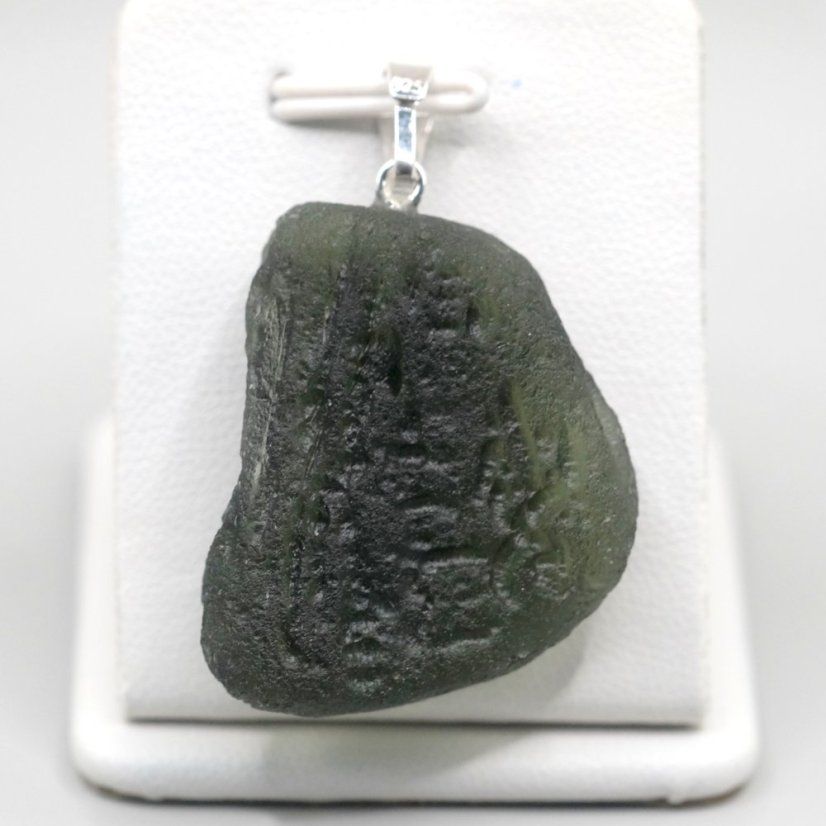 Pendant with Natural Moldavite 8.91 g – A Jewel with a Cosmic Soul