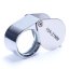 Magnifier with 10x magnification folding