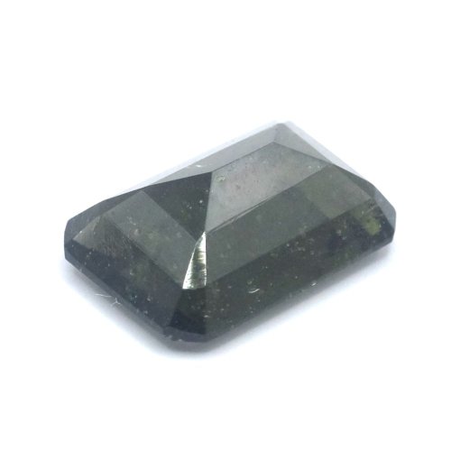 Moldavite cut - octagon - 3.646 ct