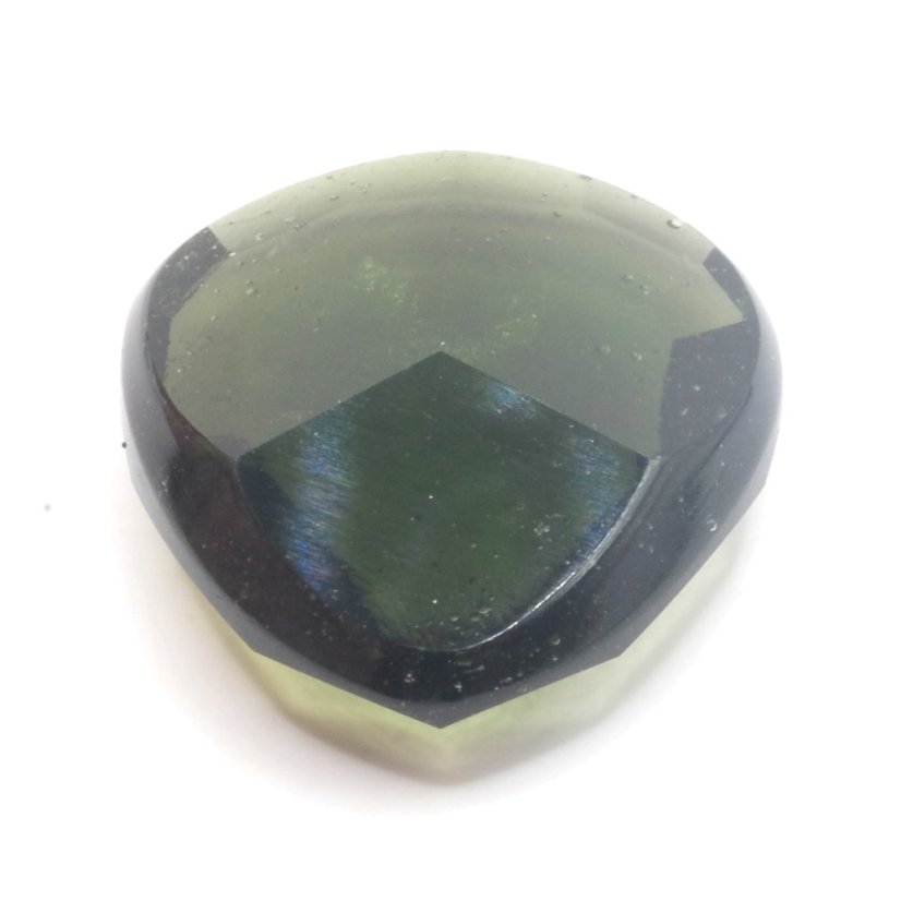 Vltavín broušený - fantazijní - 14,49 ct