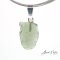 Moldavite sterling silver pendant - 0.84 grams
