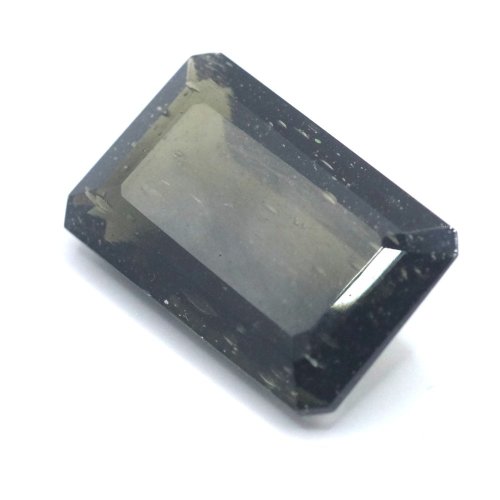 Moldavite cut - octagon - 9.139 ct