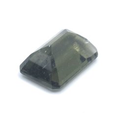 Moldavite cut - octagon - 2.641 ct