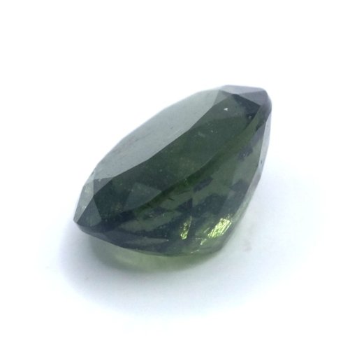 Vltavín broušený - oval briliant - 4,283 ct