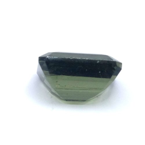 Moldavite cut - octagon - 3.024 ct