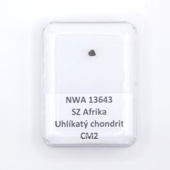 Uhlíkatý chondrit - NWA 13643 - 0,015 gramů