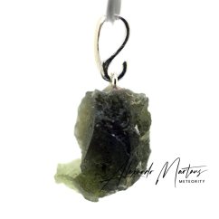 Moldavite pendant silver 2.90 grams
