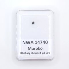 Uhlíkatý chondrit - NWA 14740 - 0,012 gramů