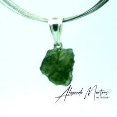 Moldavite sterling silver pendant 1.51 grams, SPERK4506