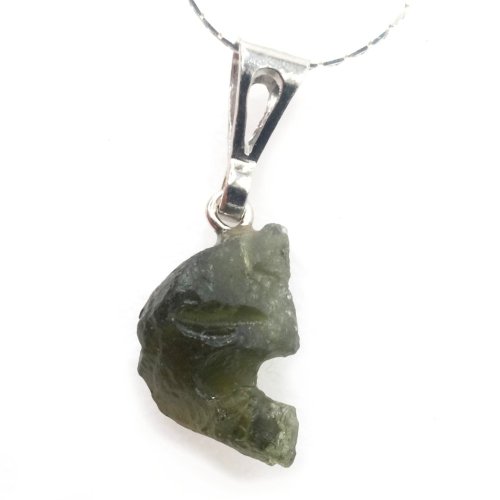 Pendant with Natural Moldavite 1.54 g – A Jewel with a Cosmic Soul
