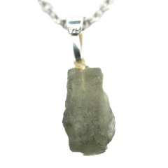 Pendant with Natural Moldavite 0.95 g – A Jewel with a Cosmic Soul