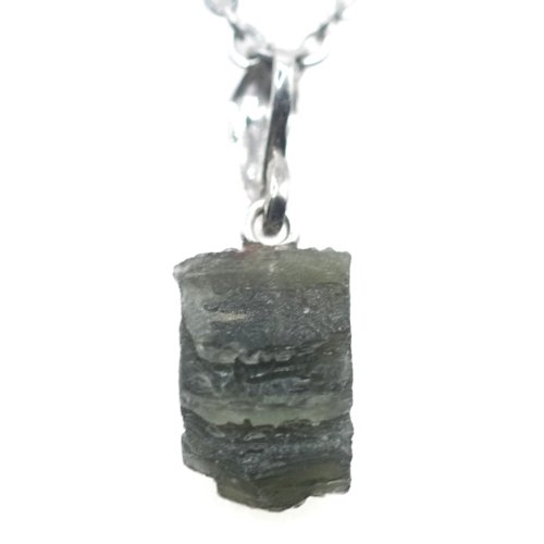 Pendant with Natural Moldavite 1.36 g – A Jewel with a Cosmic Soul