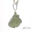 Moldavite sterling silver pendant - 1.49 grams