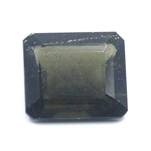 Moldavite cut - octagon - 4.865 ct