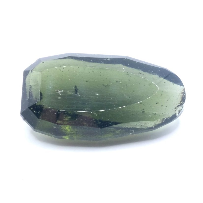 Moldavite cut - fantasy cut - 13.49 ct