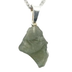Pendant with Natural Moldavite 1.35 g – A Jewel with a Cosmic Soul