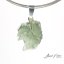 Moldavite sterling silver pendant - 1.37 grams