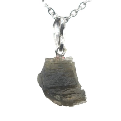 Stříbrný přívěšek s vltavínem 1,35 g - šperk s duší vesmíru